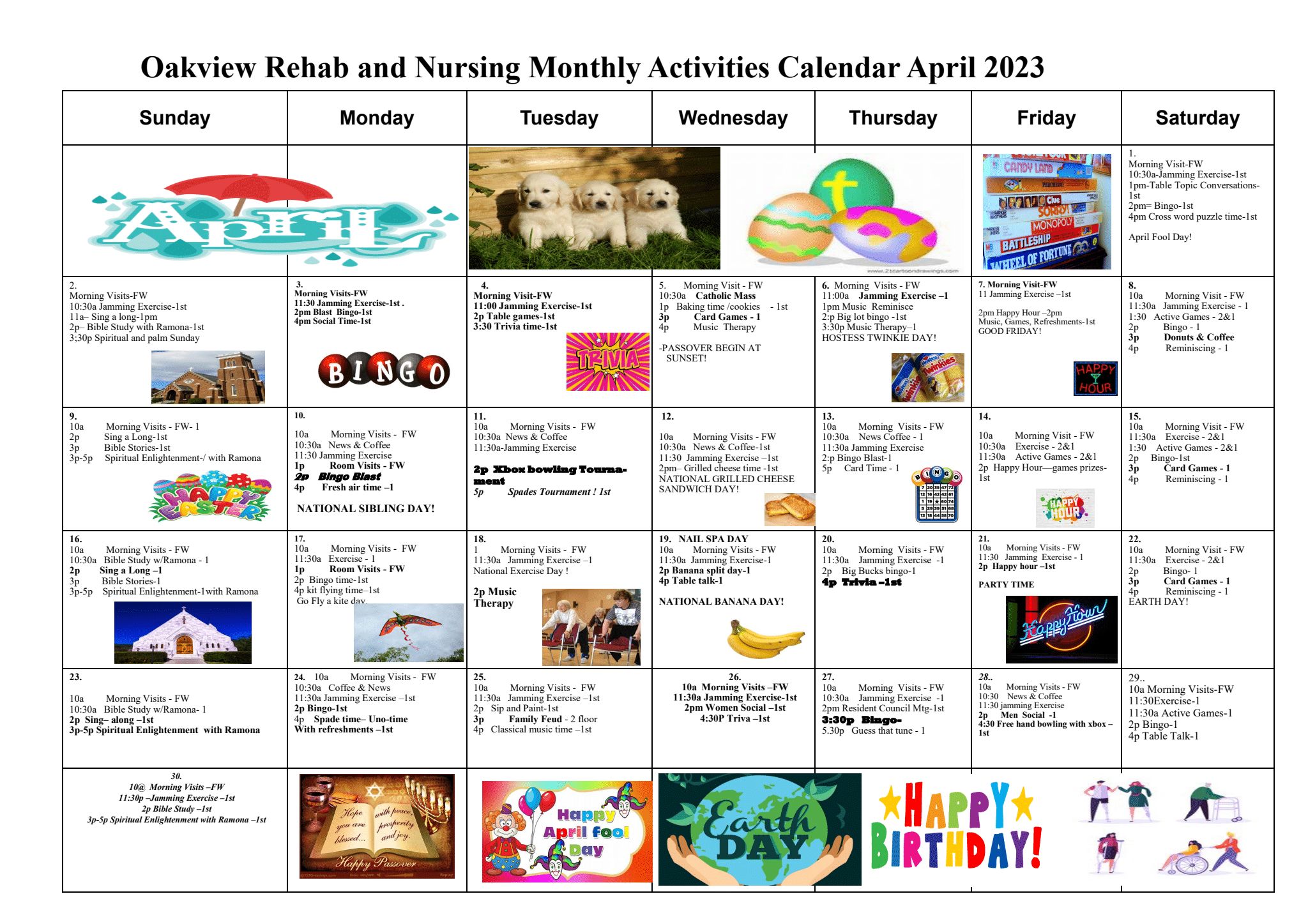 Happenings Autumn Lake Oakview